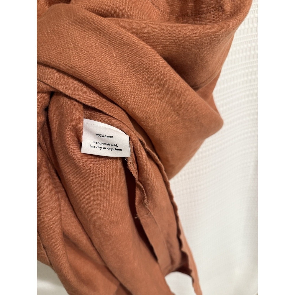 Town Clothes dress‎ portobello clay Orange Size S Linen rudy Jude  Loganlook - Picture 9 of 11